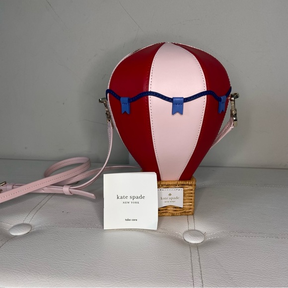 Kate Spade UP UP & AWAY Hot Air Balloon Novelty Purse NWOT - Picture 10 of 15